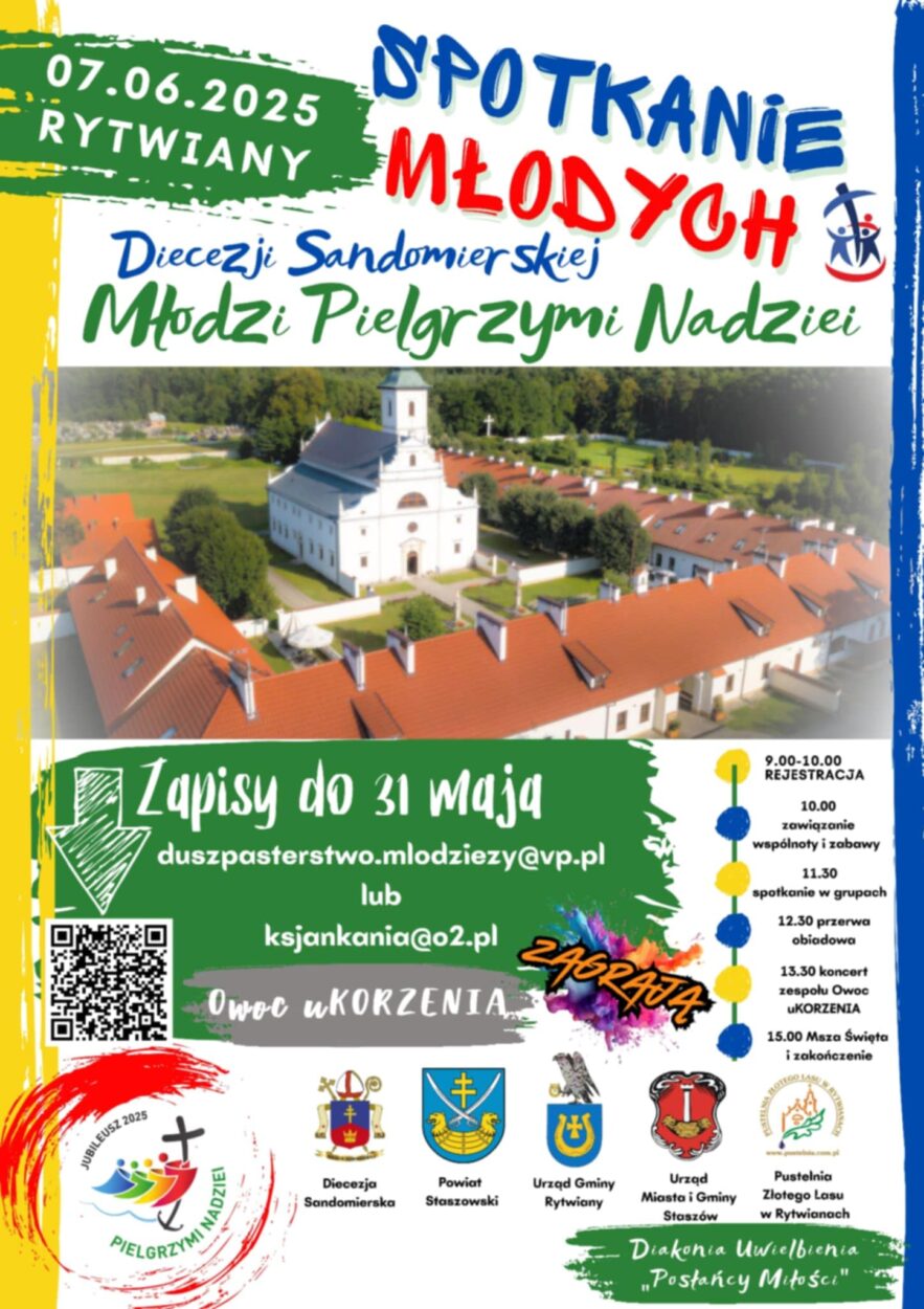 Plakat wydarzenia: Spotkanie dla młodych Diecezji Sandomierskiej