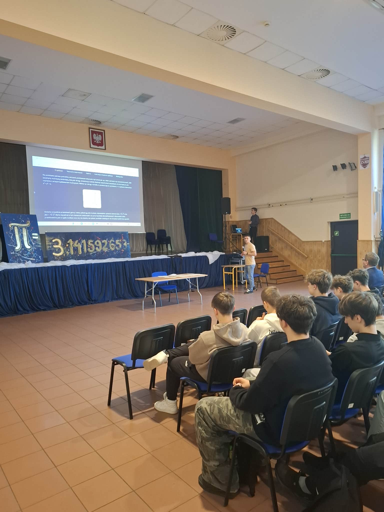 wykład Pana Tomasza Dygulskiego o "Matematycznych górach" i "Matematycznych kolorowankach"